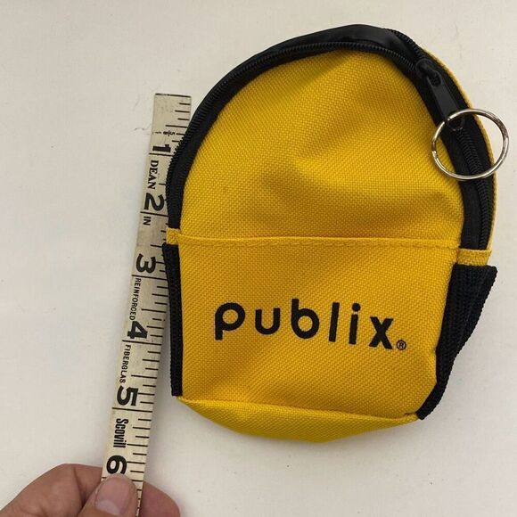 Publix Yellow Black Colorblock Mini Zipper Backpack - Picture 5 of 6